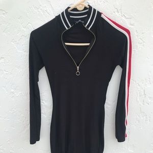 Black and Red bodycon Dress